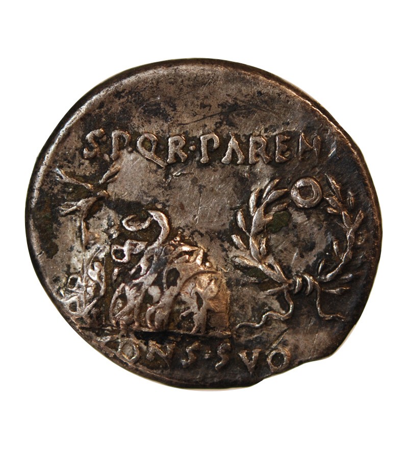 AUGUSTE - DENIER ARGENT 18 AV JC COLONIA PATRICIA