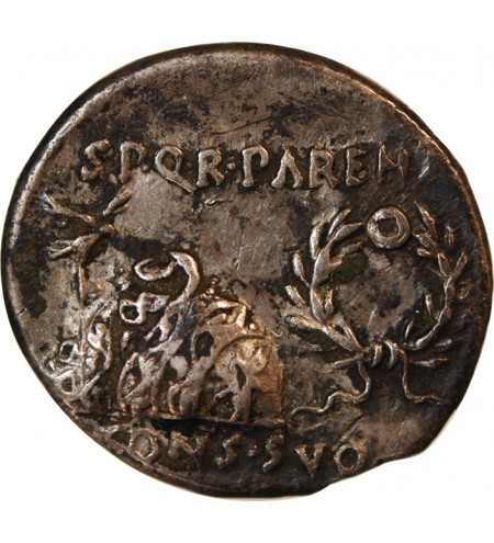 AUGUSTE - DENIER ARGENT 18 AV JC COLONIA PATRICIA