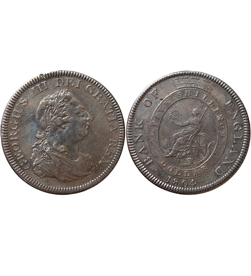 ANGLETERRE ﻿- GEORGE III﻿ DOLLAR 1804