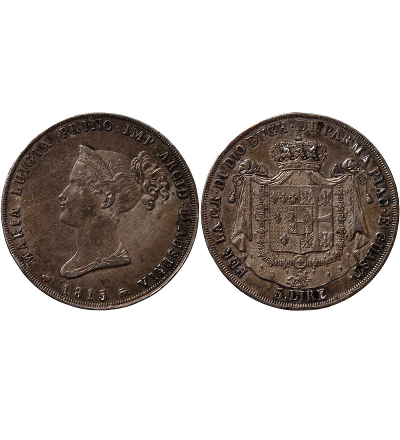 Italie Italie - Marie Louise 5 Lire 1815