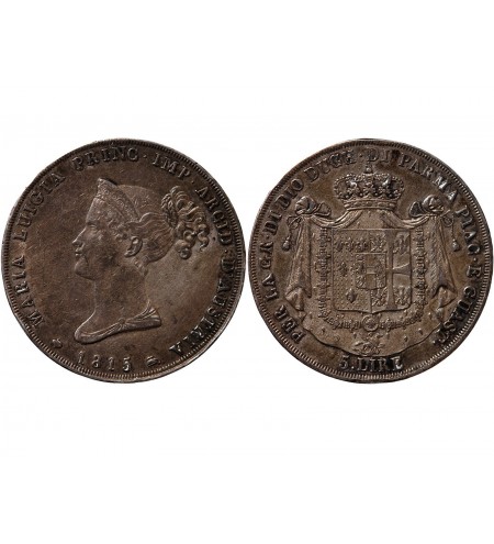 Italie Italie - Marie Louise 5 Lire 1815