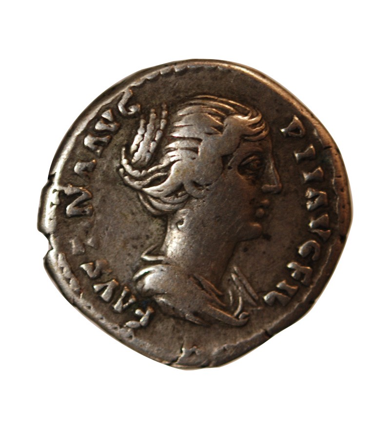 FAUSTINE JEUNE - DENIER ARGENT 148/ 152 ROME - RARE