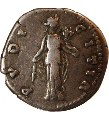 FAUSTINE JEUNE - DENIER ARGENT 148/ 152 ROME - RARE