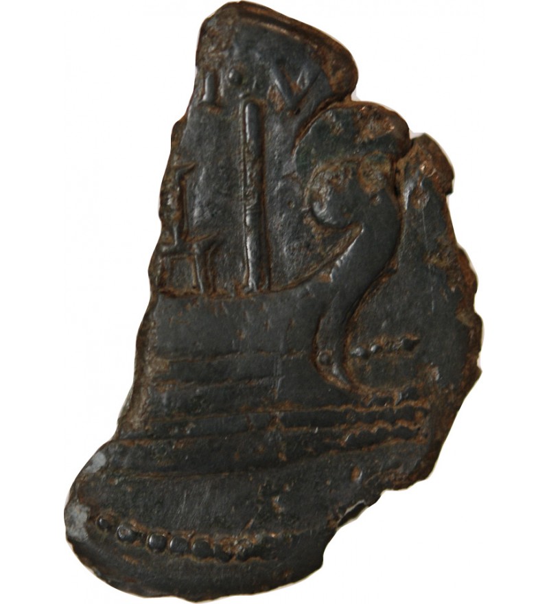 VIENNE, CESAR ET OCTAVE - 1/2 DUPONDIUS 36 AV JC