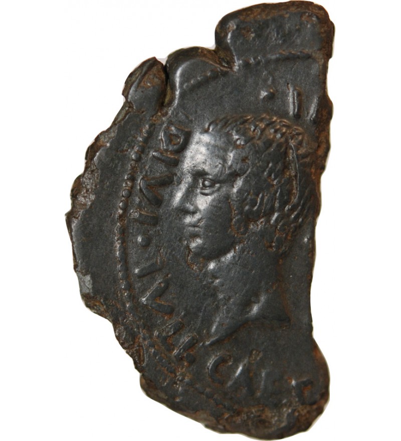 VIENNE, CESAR ET OCTAVE - 1/2 DUPONDIUS 36 AV JC