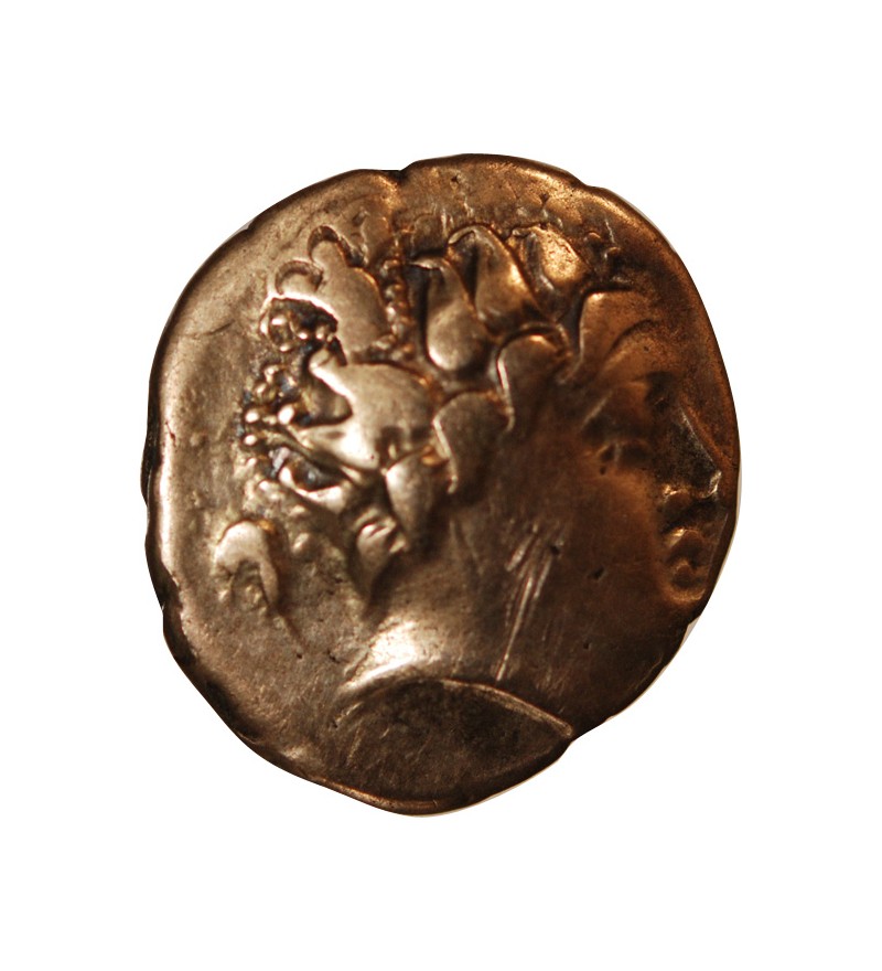 ANDECAVES, REGION D'ANGERS - STATERE ELECTRUM A L'AIGRETTE