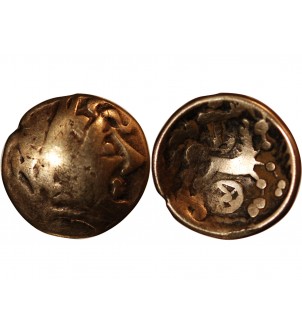 SÉQUANES-HELVETES - QUART DE STATERE A LA ROUE 2