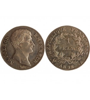 1 FRANC NAPOLEON I AN 12 A PARIS 2