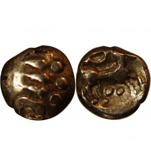 RÈMES, REGION DE REIMS - QUART DE STATERE AUX SEGMENTS 2