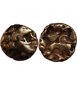 NAMNETES, RÉGION DE NANTES - QUART DE STATERE A l'HYPPOPHORE 2