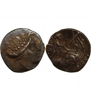 EUBÉE, HISTIÉE - TETROBOLE ARGENT 196 / 168 AV JC 2