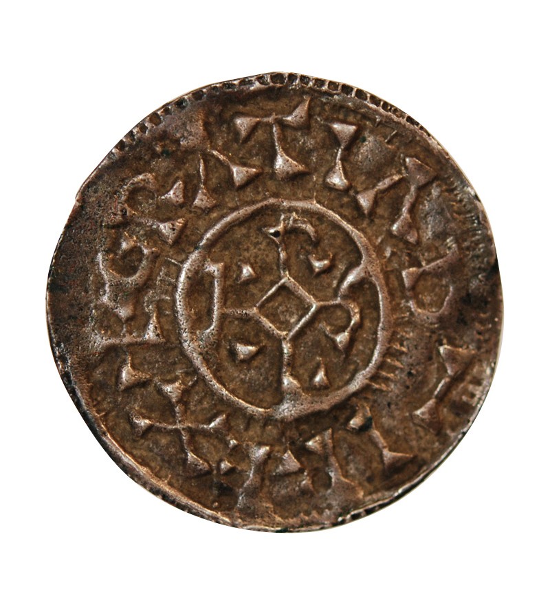 CHARLES II LE CHAUVE - DENIER ARGENT 843 / 877 CHARTRES