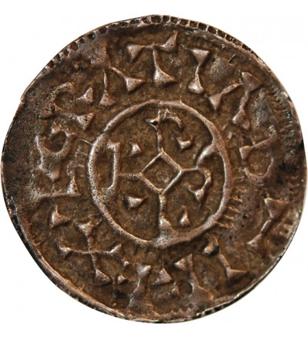 CHARLES II LE CHAUVE - DENIER ARGENT 843 / 877 CHARTRES