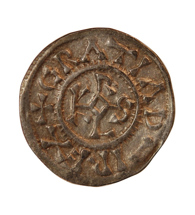 CHARLES II LE CHAUVE - DENIER ARGENT 843 / 877 SAOSNES