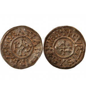 CHARLES II LE CHAUVE - DENIER ARGENT 843 / 877 SAOSNES 2