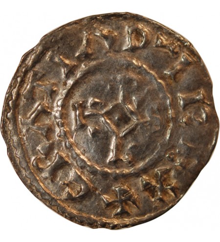 CHARLES II LE CHAUVE - DENIER ARGENT 843 / 877 REIMS