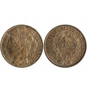 1 FRANC CERES  1895 A PARIS 2