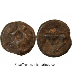 TURONS, RÉGION DE TOURAINE - POTIN À LA TÊTE DIABOLIQUE 80 / 50 AV JC