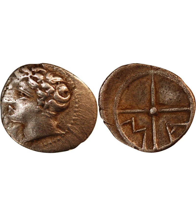 MARSEILLE, MASSALIA - OBOLE ARGENT - Ier siècle AV JC