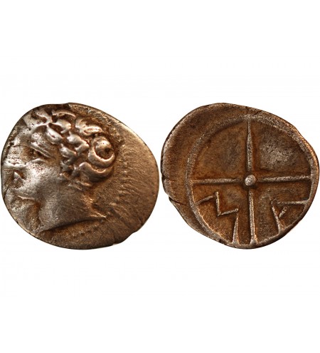 MARSEILLE, MASSALIA - OBOLE ARGENT - Ier siècle AV JC