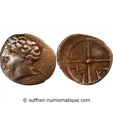 MARSEILLE, MASSALIA - OBOLE ARGENT - Ier siècle AV JC