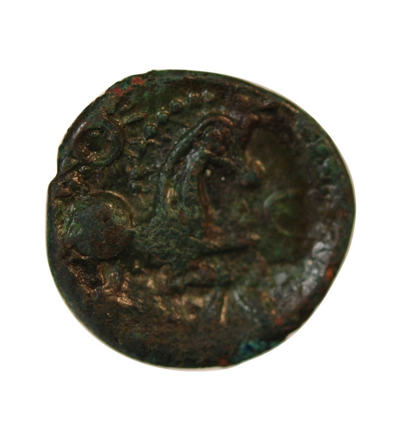 BELLOVAQUES, REGION DE BEAUVAIS - BRONZE AU PERSONNAGE COURANT