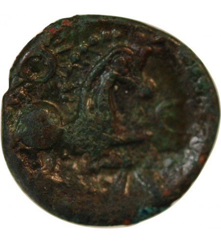 BELLOVAQUES, REGION DE BEAUVAIS - BRONZE AU PERSONNAGE COURANT