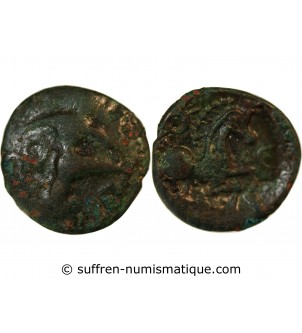 BELLOVAQUES, REGION DE BEAUVAIS - BRONZE AU PERSONNAGE COURANT