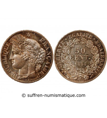 CERES - 50 CENTIMES 1894 A PARIS