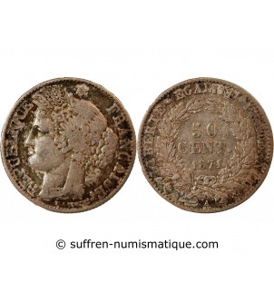 CERES - 50 CENTIMES 1871 A PARIS