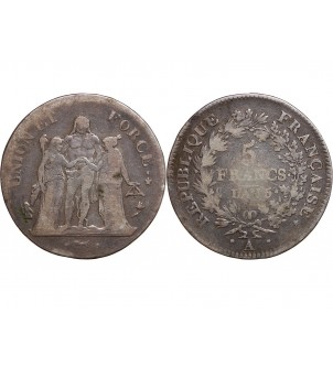 France 5 Francs Union & Force - L'An 5 A Paris 2