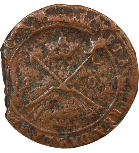 SUÈDE, GUSTAV II ADOLF - 1 ÖRE 1627 / 1631