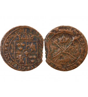 SUÈDE, GUSTAV II ADOLF - 1 ÖRE 1627 / 1631 2