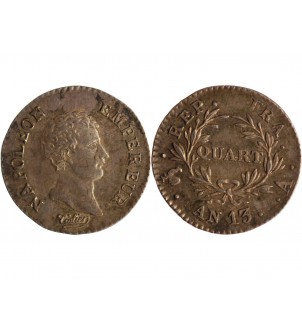 France Napoléon I - 1/4 Franc Argent - An 13 A Paris 2