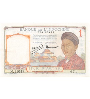 INDOCHINE - 1 PIASTRE 1946