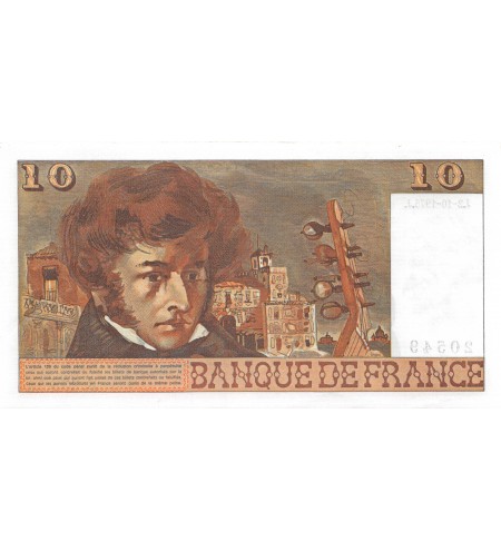 FRANCE, BERLIOZ - 10 FRANCS 02/10/1975 - SÉRIE B.235
