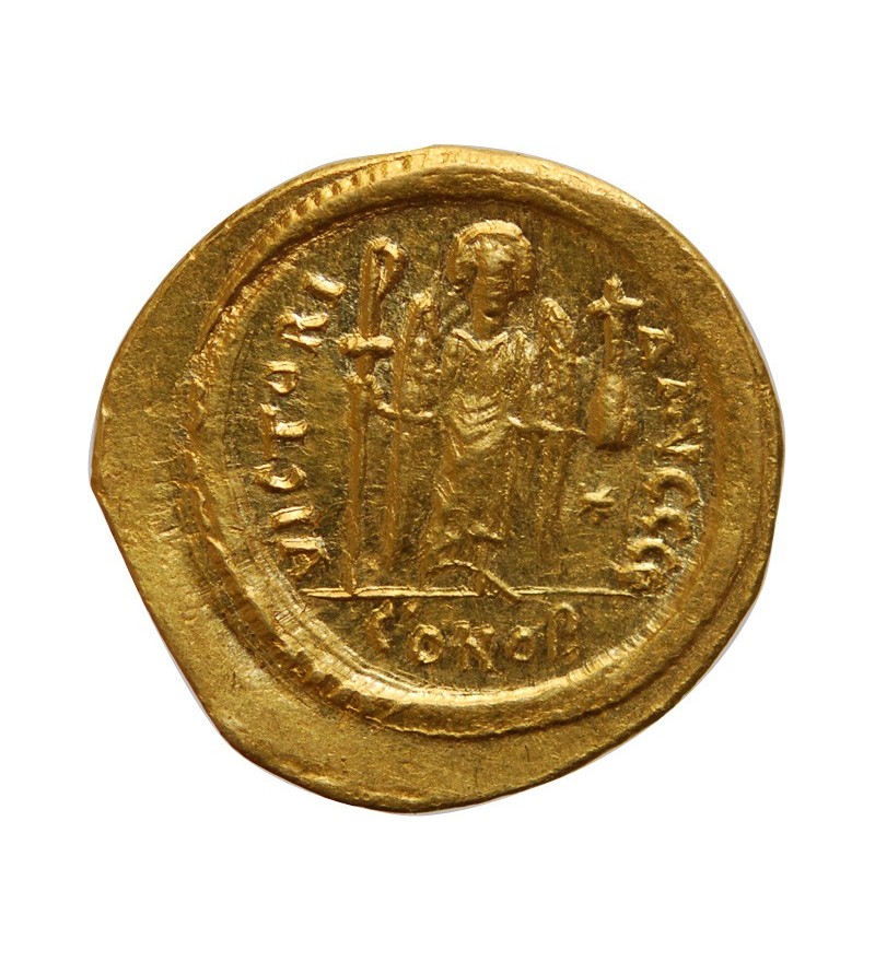 JUSTINIEN Ier﻿﻿ - SOLIDUS OR CONSTANTINOPLE