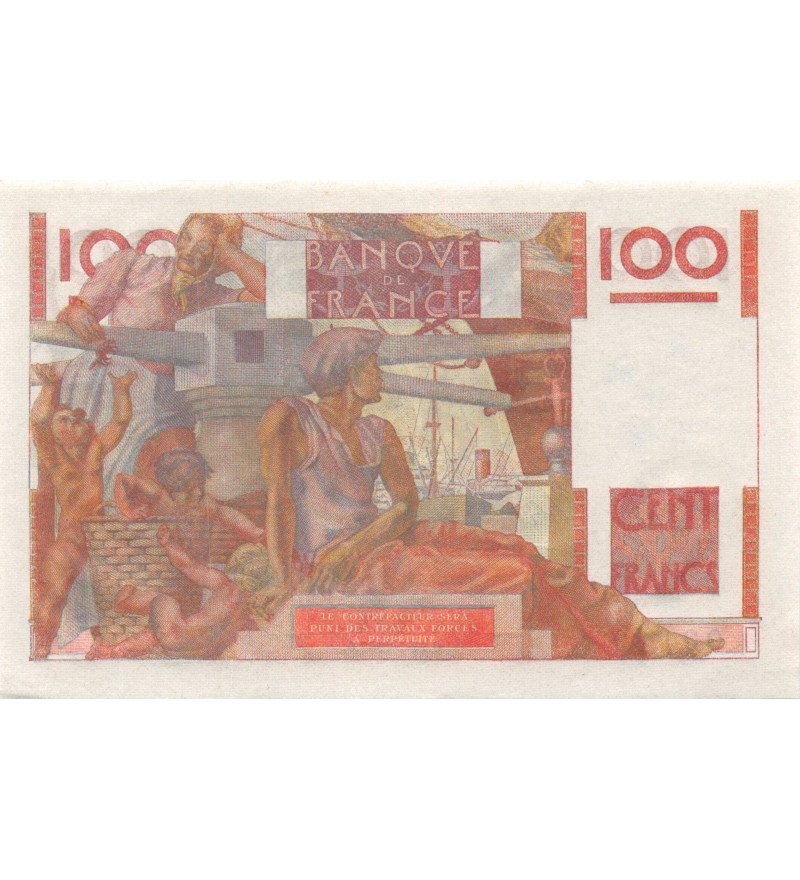 FRANCE, JEUNE PAYSAN - 100 FRANCS 17/07/1947 - SÉRIE X.216