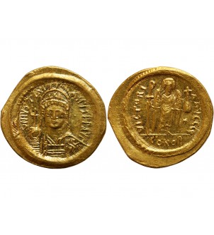 JUSTINIEN Ier﻿﻿ - SOLIDUS OR CONSTANTINOPLE 2