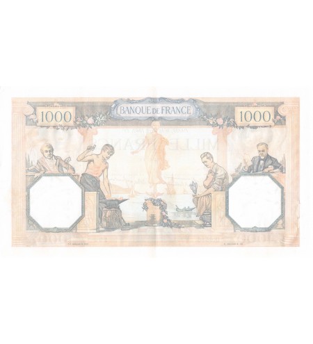 FRANCE, CÉRÈS ET MERCURE - 1000 FRANCS 18/04/1940 - SÉRIE D.9546