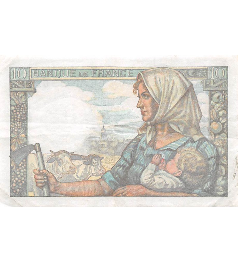 FRANCE - 10 FRANCS MINEUR 11/06/1942 - SÉRIE D.6