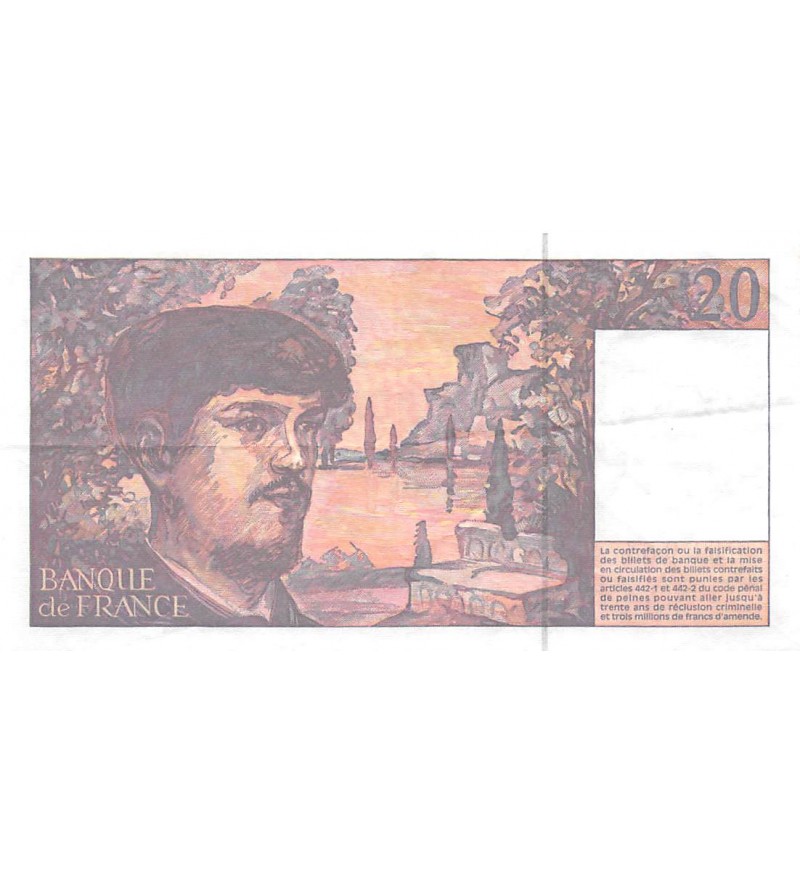 FRANCE, DEBUSSY - 20 FRANCS 1997 - SÉRIE L.051