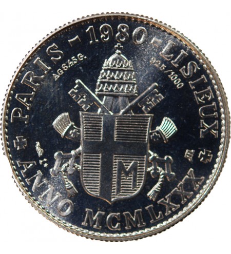JEAN PAUL II, Editions Laleta - MÉDAILLE ARGENT 1980