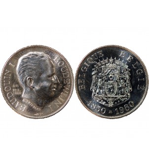 BAUDOUIN Ier, Editions Laleta - MÉDAILLE ARGENT 1980 2