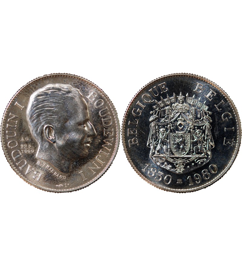 BAUDOUIN Ier, Editions Laleta - MÉDAILLE ARGENT 1980