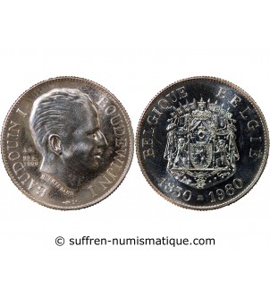 BAUDOUIN Ier, Editions Laleta - MÉDAILLE ARGENT 1980