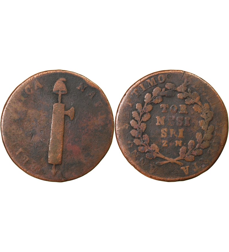 ITALIE, ROYAUME DE NAPLES, NAPOLEON Ier - 6 TORNESI (1799)