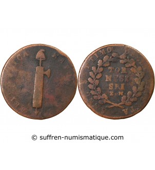 ITALIE, ROYAUME DE NAPLES, NAPOLEON Ier - 6 TORNESI (1799)