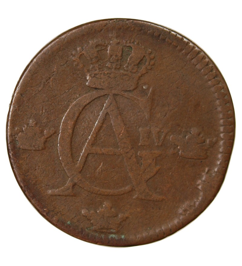 SUÈDE, GUSTAV IV ADOLF - 1/2 SKILLING 1809