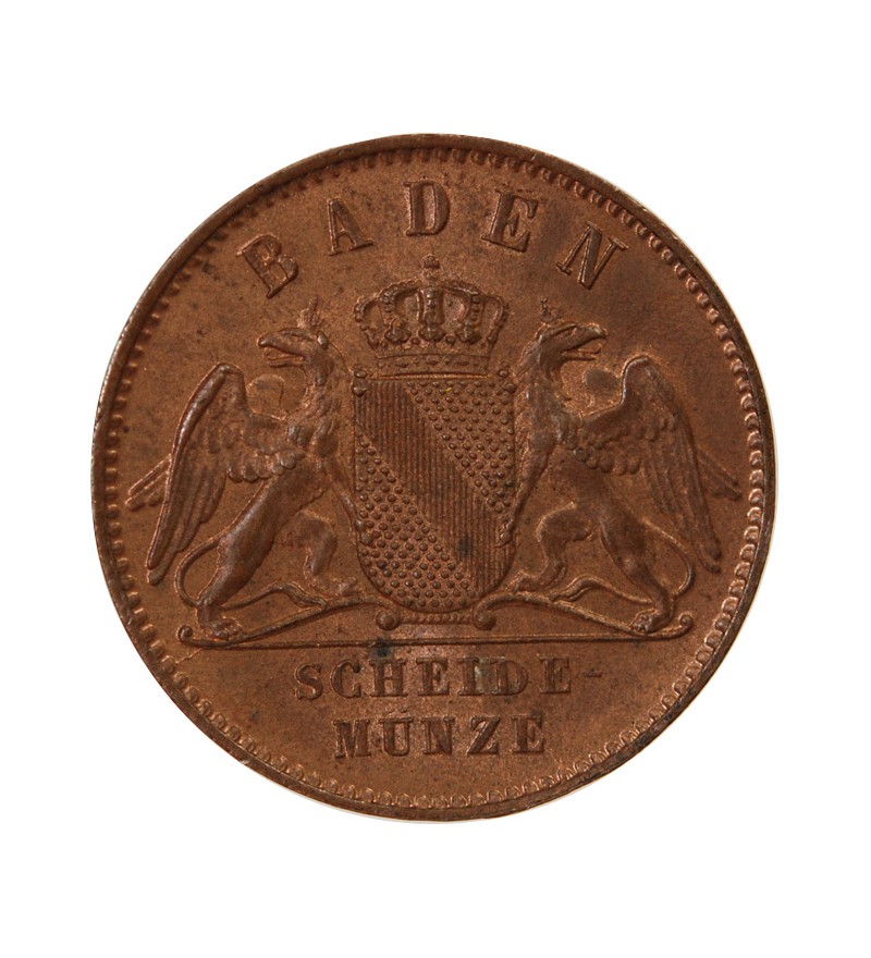 ALLEMAGNE, BADE, FRIEDRICH I - 1 KREUZER 1867